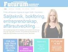 Tablet Screenshot of gymnasieskolanfuturum.se